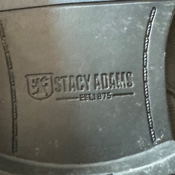 Stacy Adams Mens Oakhurst Chelsea Boots Side Zipper Black Size 10 - Picture 8 of 11